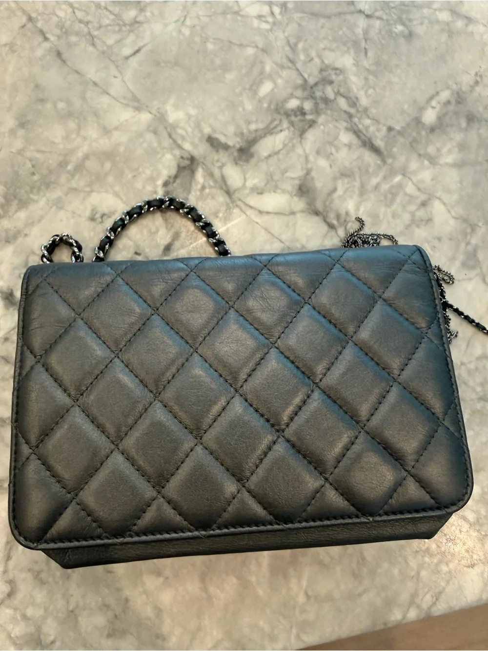 Chanel Metallic WOC with Tassel Strap